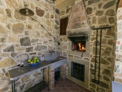 Cottage Luxusvillen in Poppi mit beheiztem Pool - Outdoor photo 40