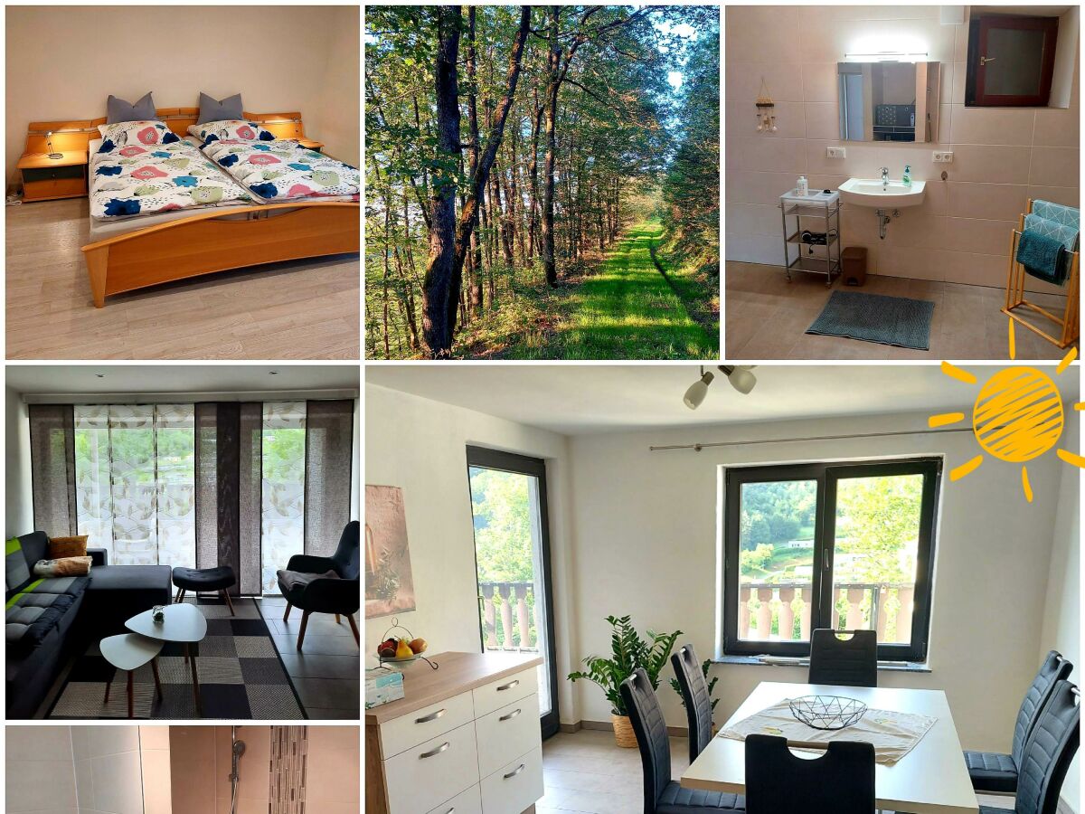 Apartment 4-Bett-Ferienwohnung Dusche/WC