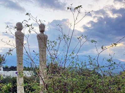Holiday house 2 houses  for 2 families in Drapanos - Holiday house