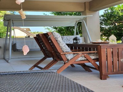 Villa Apartment in Loutra Elenis with Garden - Outdoor photo 6