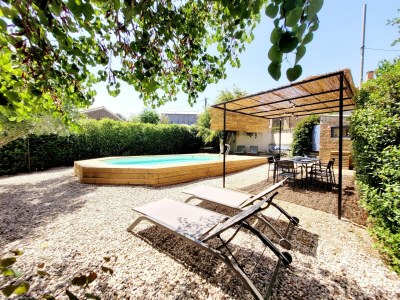 Holiday house Dorfhaus in La Caunette mit Pool - Outdoor photo 6