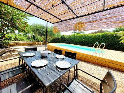 Holiday house Dorfhaus in La Caunette mit Pool - Outdoor photo 9