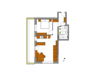 Apartment Appartement "6" - 1 Schlafraum, Dusche, WC - Features photo 31