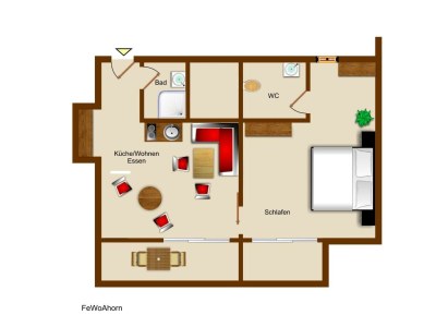 Apartment Ferienwohnung Ahorn - Features photo 13