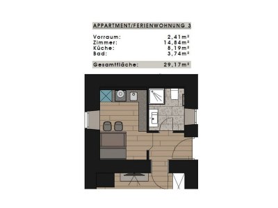 Apartment Appartement 3  (1-2 Personen) 1. Stock - Features photo 18