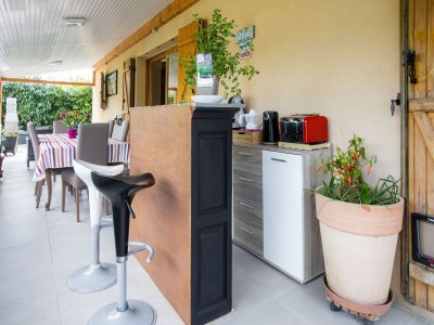 Holiday house Spacious holiday home in Nabirat with outdoor pool - Outdoor photo 9