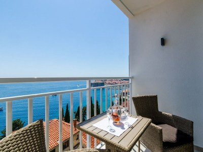 Apartment Apartments Lazarin - One Bedroom Apartment with Balcony and Sea View (2 Mali ) in Dubrovnik - Apartment