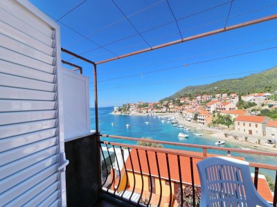 Apartment Apartments Peselj-Studio Apartment with Balcony and Sea View ( 1 ) in Korčula - Apartment