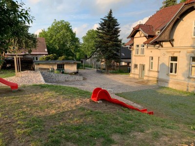 Holiday house Spacious holiday home in Šluknov with private garden - Outdoor photo 37