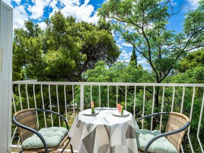 Apartment Apartment & Rooms Papa - Premium Double or Twin Room with Balcony and Partial Sea View (Soba 2) - Outdoor photo 8