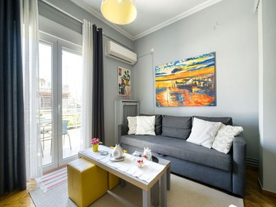 Apartment Gemütliche Wohnung in Αθήνα mit Veranda - Apartment