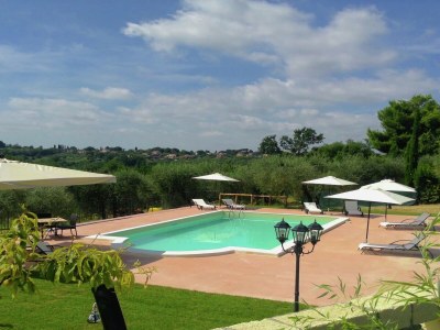 Holiday house Wohnung in Sabina mit Panoramablick - Outdoor photo 13