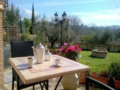 Holiday house Wohnung in Sabina mit Panoramablick - Outdoor photo 14