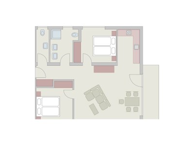 Apartment Ferienwohnung "Elferkopf", 80 m2, OG, Eckbalkon - Features photo 41