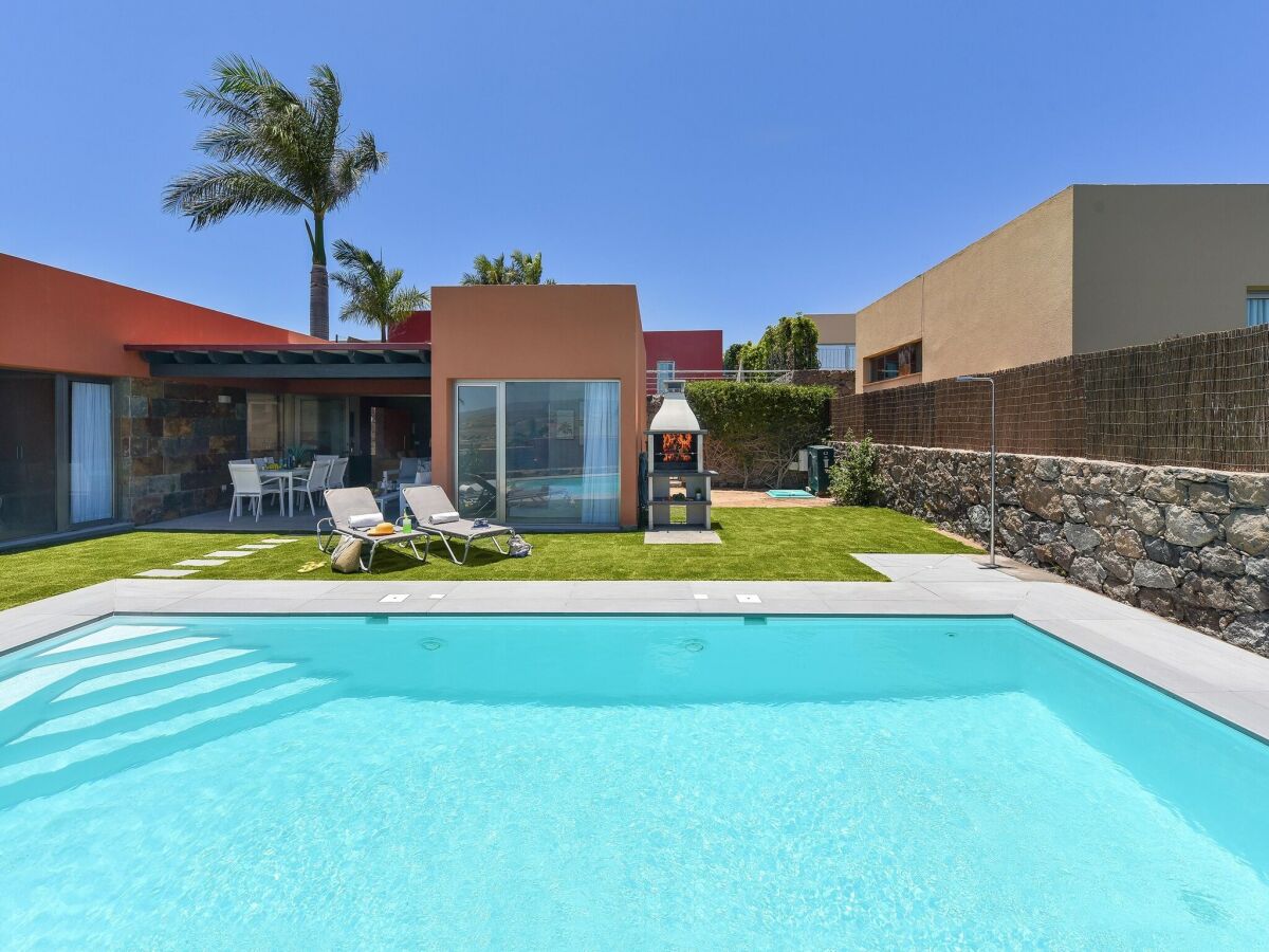 Holiday park Villa in Salobre with Heated Pool & Panoramic Views - Outdoor photo 5