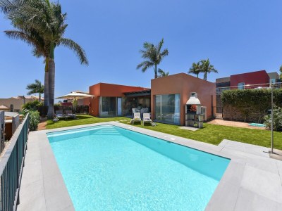 Holiday park Villa in Salobre with Heated Pool & Panoramic Views - Outdoor photo 4