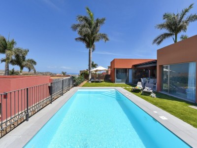 Holiday park Villa in Salobre with Heated Pool & Panoramic Views - Outdoor photo 6
