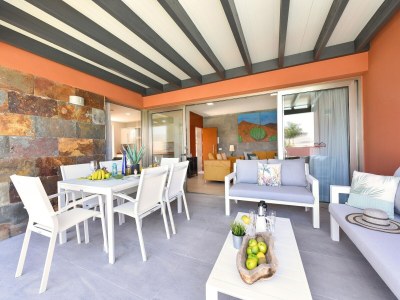 Holiday park Villa in Salobre with Heated Pool & Panoramic Views - Outdoor photo 7