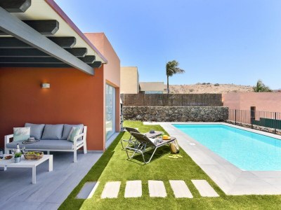 Holiday park Villa in Salobre with Heated Pool & Panoramic Views - Outdoor photo 11