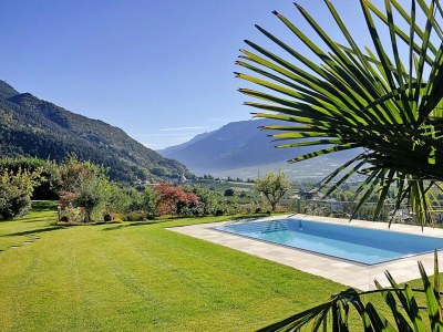 Apartment Wohnung in Goldrain mit Pool und Bergblick - Outdoor photo 4