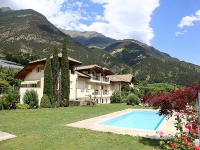 Apartment Wohnung in Goldrain mit Pool und Bergblick - Outdoor photo 6