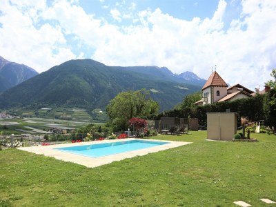 Apartment Wohnung in Goldrain mit Pool und Bergblick - Outdoor photo 19