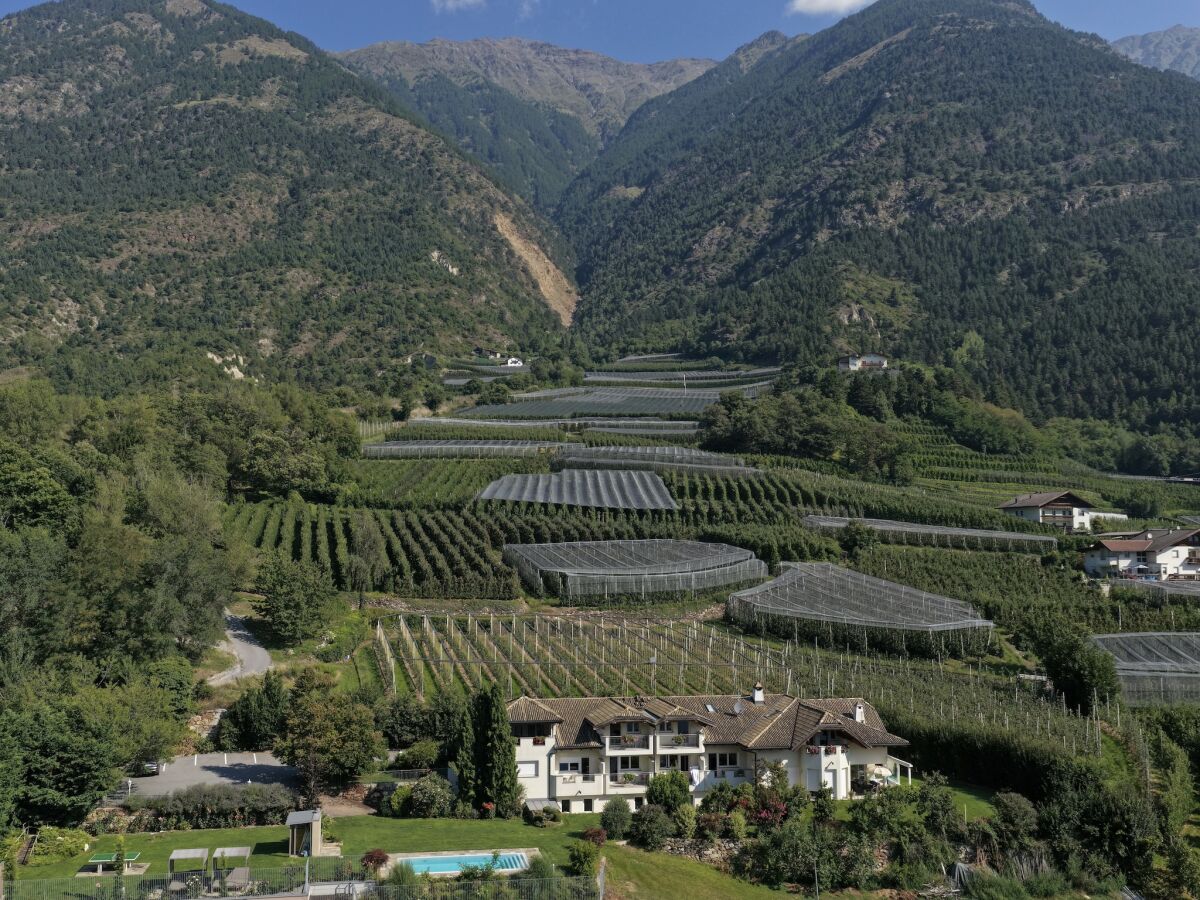 Apartment Wohnung in Goldrain mit Pool und Bergblick - Outdoor photo 4