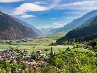Apartment Wohnung in Goldrain mit Pool und Bergblick - Outdoor photo 3