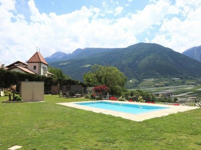 Apartment Wohnung in Goldrain mit Pool und Bergblick - Outdoor photo 7