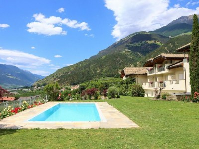 Apartment Wohnung in Goldrain mit Pool und Bergblick - Outdoor photo 8