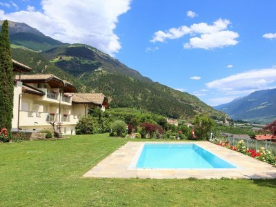 Apartment Wohnung in Goldrain mit Pool und Bergblick - Outdoor photo 21