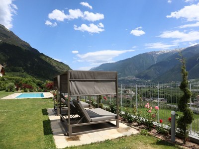 Apartment Wohnung in Goldrain mit Pool und Bergblick - Outdoor photo 22