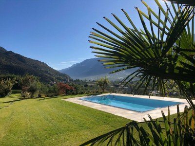 Apartment Wohnung in Goldrain mit Pool und Bergblick - Outdoor photo 25