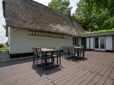 Cottage Reetgedecktes Ferienhaus in Westerhever mit Sauna - Outdoor photo 8