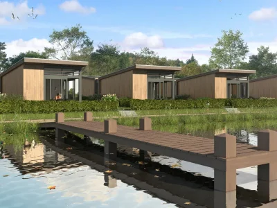 Holiday park Lodge in Water Village by the Waterfront - Outdoor photo 4