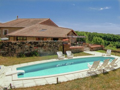 Holiday park Ferienhaus in Roussines mit Privatpool in Charente - Holiday park