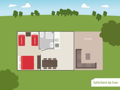 Holiday park Safari-Zelt in den Niederlanden mit Terrasse - Outdoor photo 29