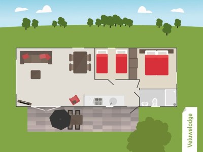 Holiday park Chalet Retreat Near Forest - Outdoor photo 19