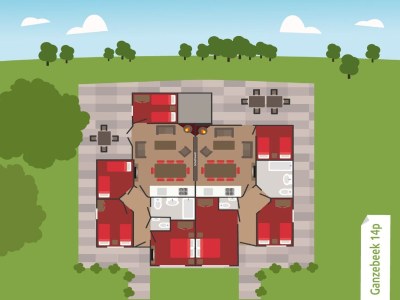 Holiday park Bungalow in Netherlands with Flexible Group Space - Outdoor photo 24