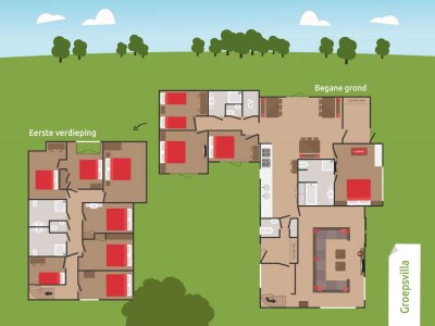 Holiday park Villa in Netherlands with Private Pool - Outdoor photo 21