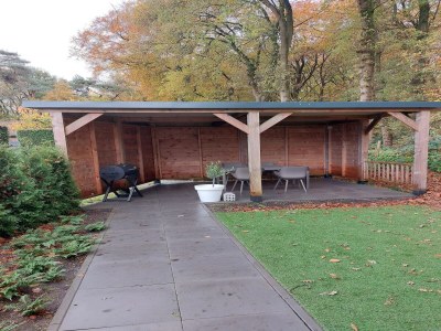 Holiday house Beautiful holiday home in Ermelo with terrace - Outdoor photo 9