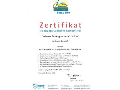 Holiday apartment "Im alten Hof" - Document photo 32