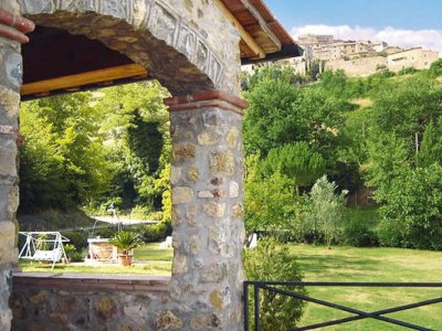 Holiday park Landhaus in Chiusdino mit Panoramablick - Outdoor photo 6