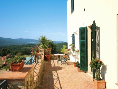 Holiday park Landhaus in Chiusdino mit Panoramablick - Outdoor photo 24