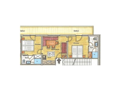 Apartment 3-Zimmer FeWo (Nr. 106) - Features photo 39