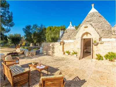 Holiday house Trullo with baby pool in San Michele Salentino, Brindisi - Holiday house