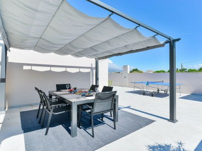 Villa Zariva with pool and panoramic mountain and - Outdoor photo 12