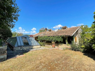 Holiday house Schönes Ferienhaus mit Swimmingpool in der Region Verdicchio - Outdoor photo 12