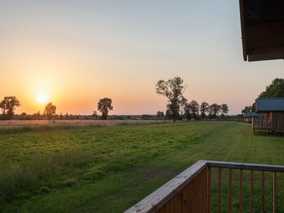 Holiday park Lodges in Drenthe with Scenic Meadow Views - Outdoor photo 11