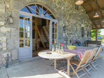 Cottage Villa in Fargues mit Pool und Garten - Outdoor photo 3